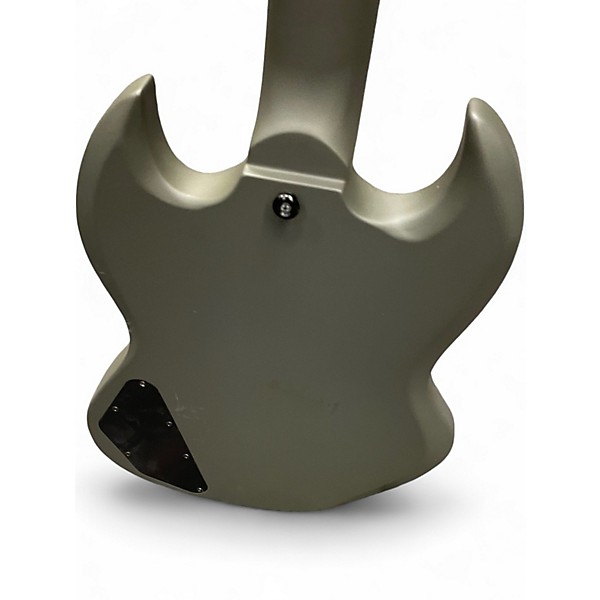 Used HardLuck Kings MAVERICK SG STYLE ARMY GREEN Solid Body Electric Guitar