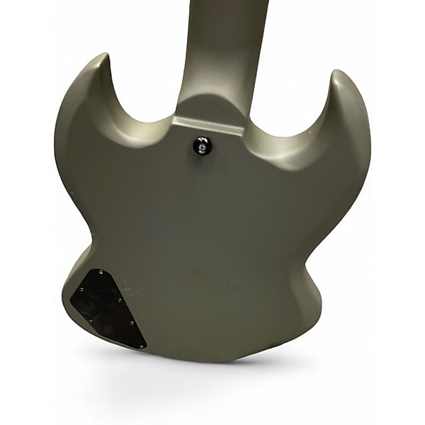 Used HardLuck Kings MAVERICK SG STYLE ARMY GREEN Solid Body Electric Guitar