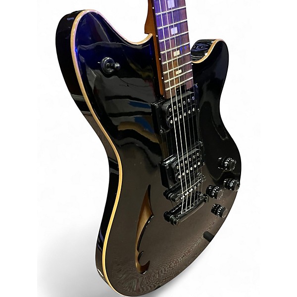 Used EVH SA126 Black Hollow Body Electric Guitar