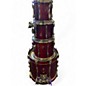 Used Premier 3 Piece 4 PC Red Drum Kit thumbnail