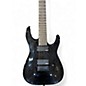 Used Jackson JS22-7 Dinky 7 String Black Solid Body Electric Guitar