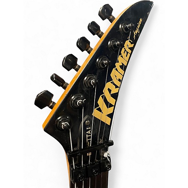 Used 1987 Kramer BARETTA HARVEST YELLOW Solid Body Electric Guitar