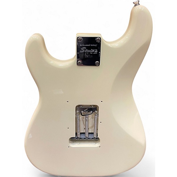Used Squier Affinity Stratocaster Antique White Solid Body Electric Guitar