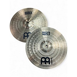 Used MEINL 13in HCS Hi Hat Pair Cymbal