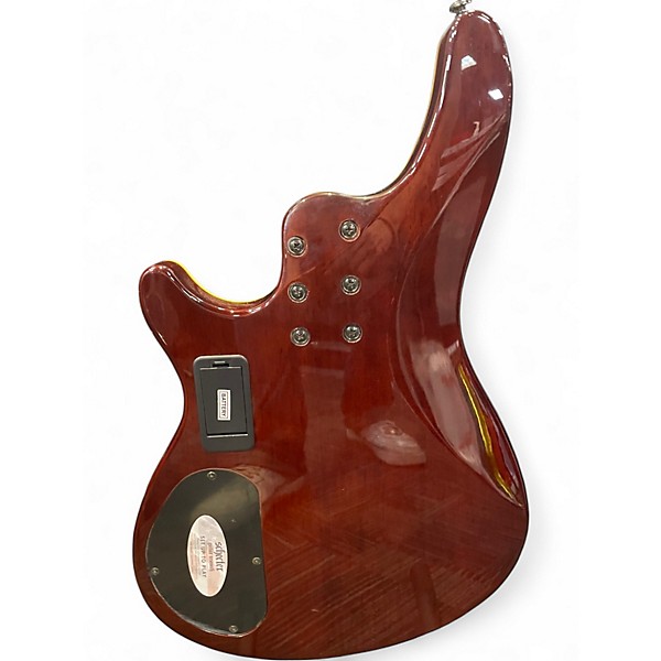 Used Schecter Guitar Research Omen Extreme 4 String Vintage Sunburst Electric Bass Guitar