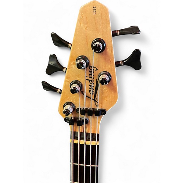 Used 2006 Landing L532 Blue Sunburst Electric Bass Guitar