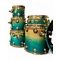 Used 2011 DW 6 Piece Collectors Series Birch Standard Royal Blue Fade Drum Kit thumbnail