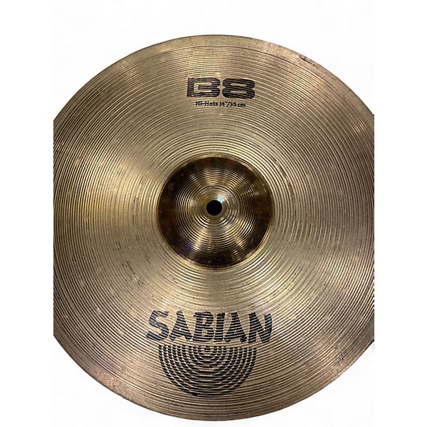 Used SABIAN 14in B8 Hi Hat Pair Cymbal