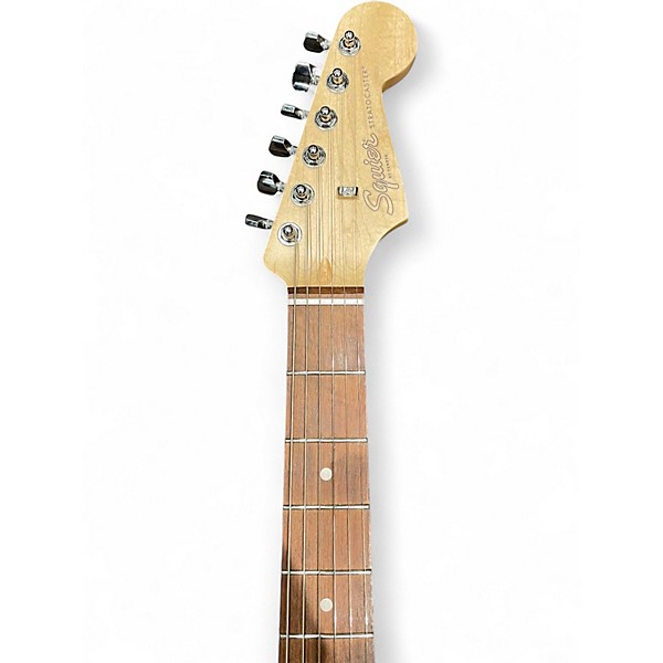 Used Squier Debut Stratocaster Black Solid Body Electric Guitar