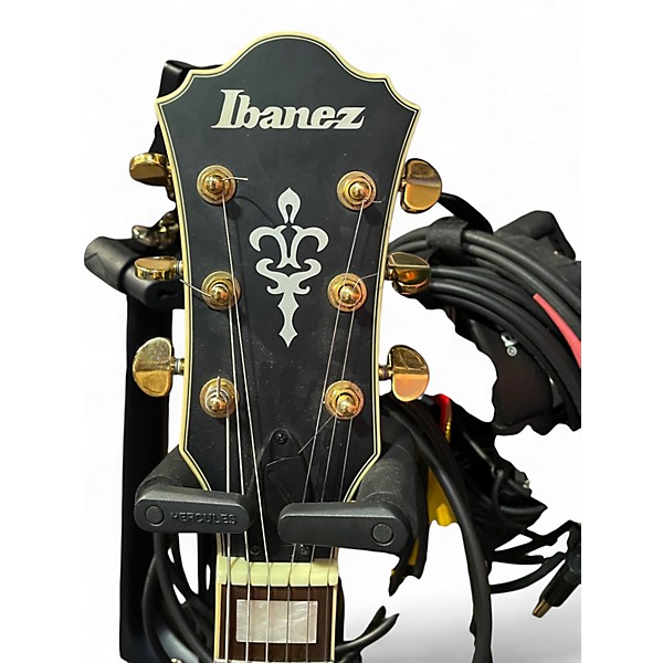 Used Ibanez AF75GBKF Flat Black Hollow Body Electric Guitar