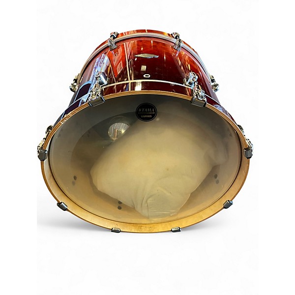 Used TAMA 5 Piece Starclassic Performer Dark Cherry Fade Drum Kit