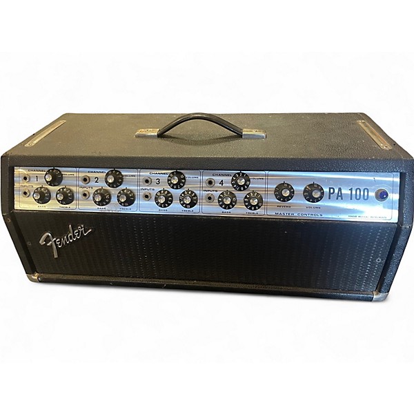 Vintage 1970s Fender PA 100 Tube Guitar Amp Head