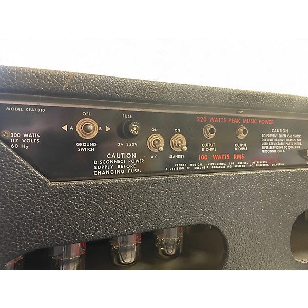 Vintage 1970s Fender PA 100 Tube Guitar Amp Head