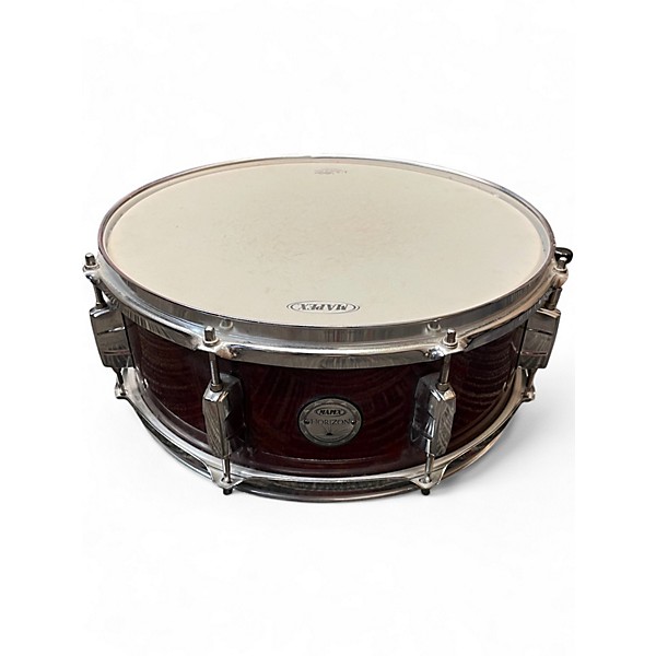 Used Mapex 7 Piece Horizon Trans Red Drum Kit