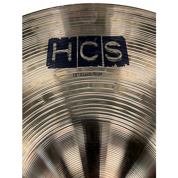 Used MEINL 18in HCS Crash Ride Cymbal