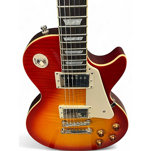 Used Epiphone Les Paul Standard Pro Cherry Sunburst Solid Body Electric Guitar