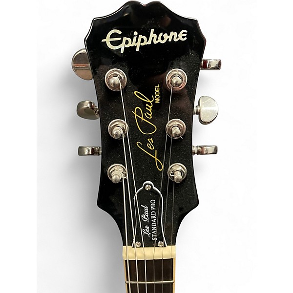 Used Epiphone Les Paul Standard Pro Cherry Sunburst Solid Body Electric Guitar