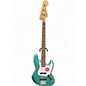 Used Squier Affinity Jazz Bass Ocean Turquoise Electric Bass Guitar thumbnail