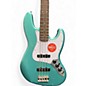 Used Squier Affinity Jazz Bass Ocean Turquoise Electric Bass Guitar