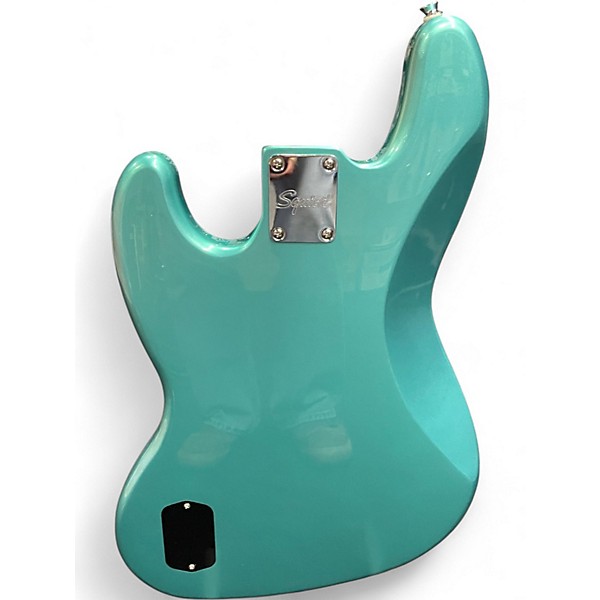 Used Squier Affinity Jazz Bass Ocean Turquoise Electric Bass Guitar