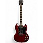 Used Gibson SG Cherry Solid Body Electric Guitar thumbnail