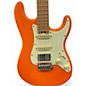 Used Schecter Guitar Research NICK JOHNSTON HSS ATOMIC ORANGE Solid Body Electric Guitar