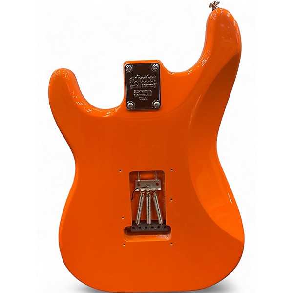 Used Schecter Guitar Research NICK JOHNSTON HSS ATOMIC ORANGE Solid Body Electric Guitar