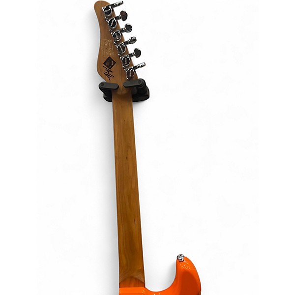 Used Schecter Guitar Research NICK JOHNSTON HSS ATOMIC ORANGE Solid Body Electric Guitar