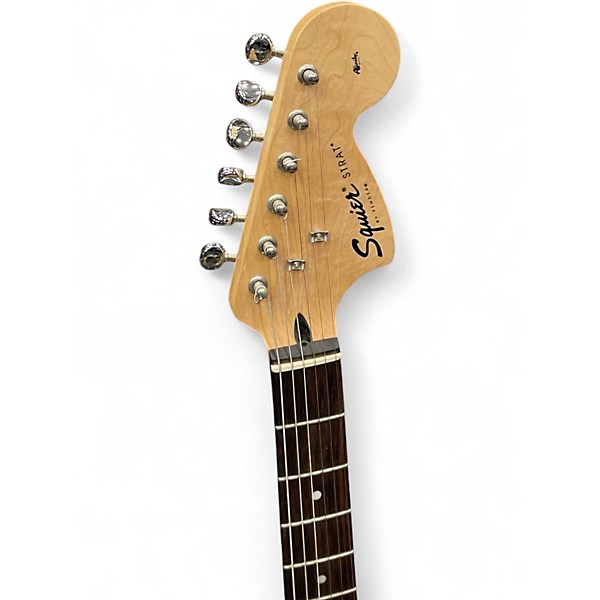 Used Squier Standard Stratocaster Blue Solid Body Electric Guitar