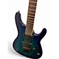 Used Ibanez S670QM Blue Burst Solid Body Electric Guitar