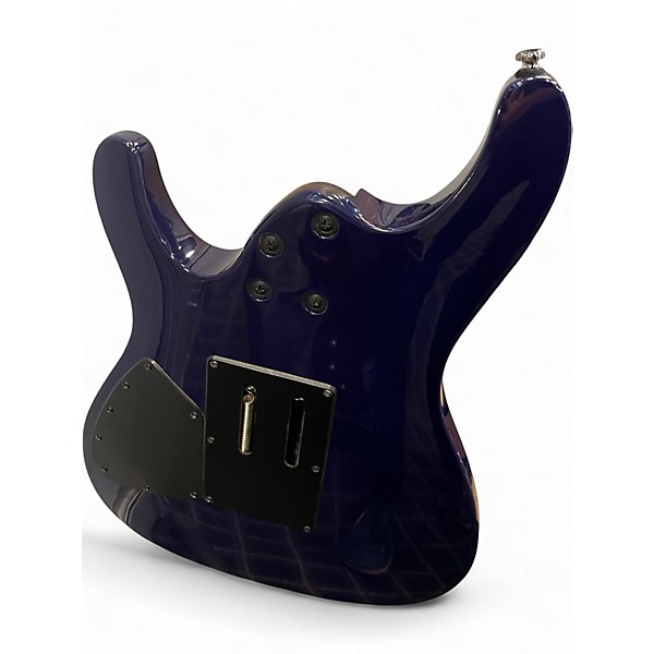 Used Ibanez S670QM Blue Burst Solid Body Electric Guitar