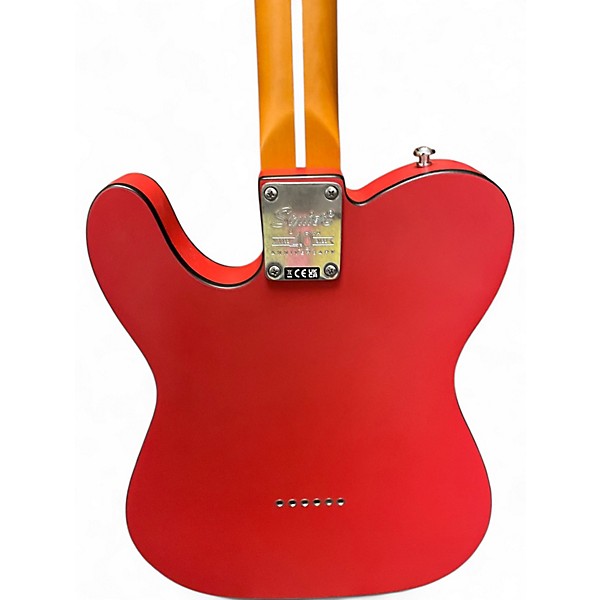 Used Squier 40th Anniversay Telecaster Vintage Edition Satin Dakota Red Solid Body Electric Guitar