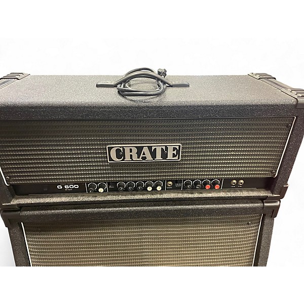 Used Crate G600 HEAD/GC412TS Guitar Stack