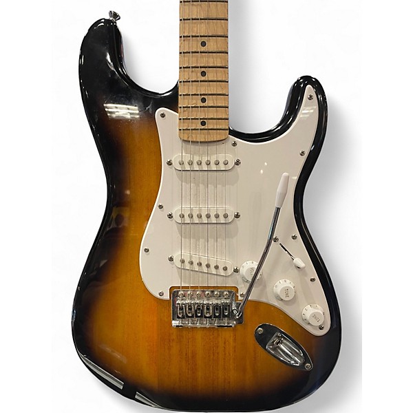 Used Squier Bullet Stratocaster 2 Tone Sunburst Solid Body Electric Guitar