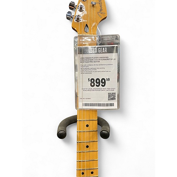 Used Fender PLAYER II MODIFIED STRATOCATSER 3 Color Sunburst Solid Body Electric Guitar