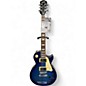 Used Epiphone Les Paul Standard Trans Blue Solid Body Electric Guitar thumbnail