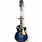 Used Epiphone Les Paul Standard Trans Blue Solid Body Electric Guitar