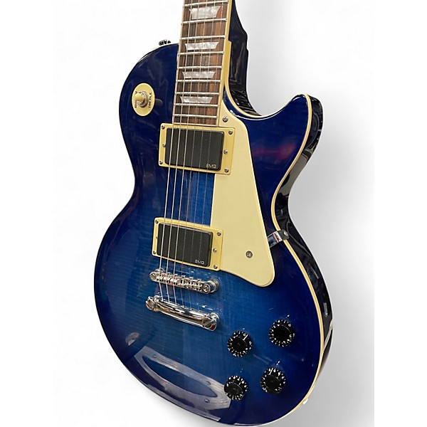 Used Epiphone Les Paul Standard Trans Blue Solid Body Electric Guitar