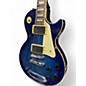 Used Epiphone Les Paul Standard Trans Blue Solid Body Electric Guitar