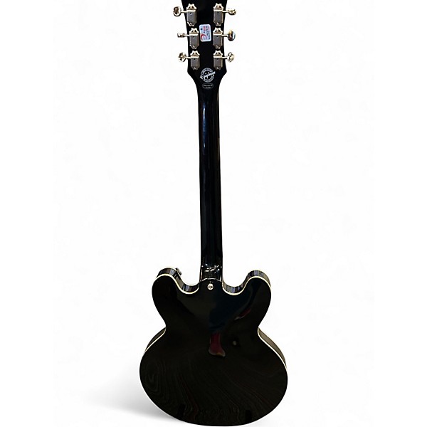 Used Epiphone Riviera Custom P93 Black Royale Black Hollow Body Electric Guitar