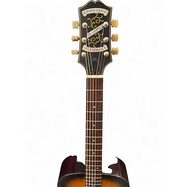 Used Epiphone Masterbilt Olympic Vintage Burst Acoustic Electric Guitar