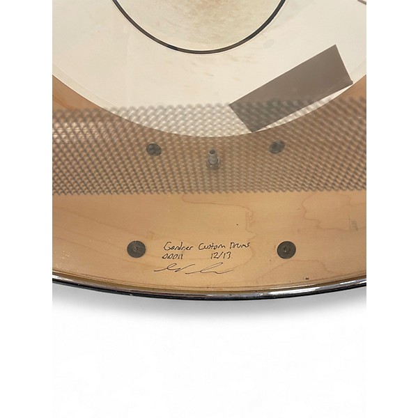 Used Gardner 7.5X14 maple snare Maple Drum