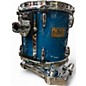 Used Pearl 4 Piece Masters Studio Birch Gloss Aqua Marine Stain Drum Kit