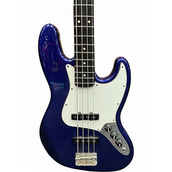 Used Fender Standard Jazz Bass blue Electric Bass Guitar