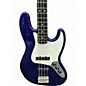 Used Fender Standard Jazz Bass blue Electric Bass Guitar