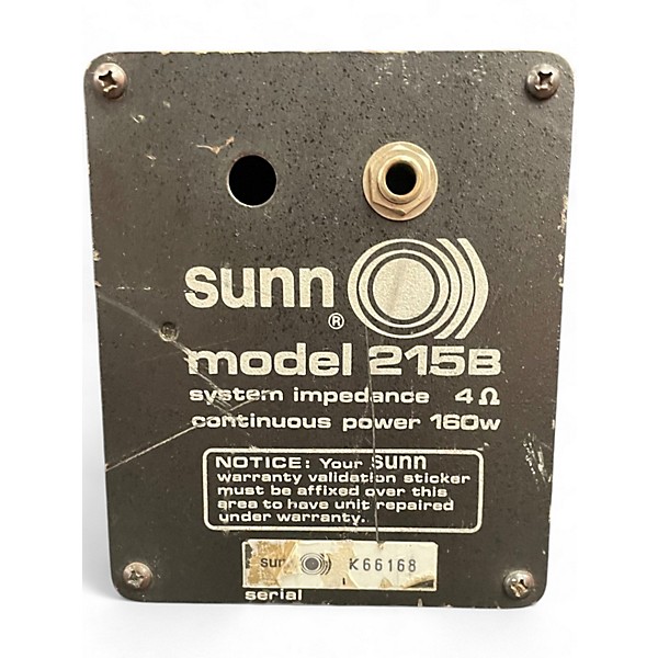 Used Sunn MODEL 215B Bass Cabinet