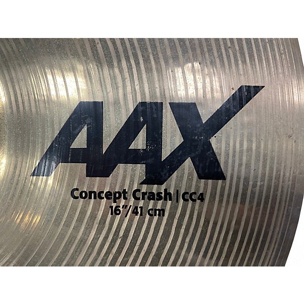 Used SABIAN 16in AAX Concept Crash Cymbal