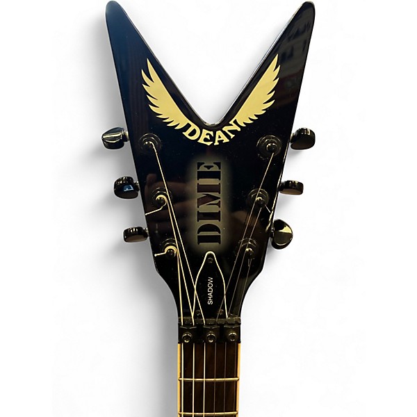 Used Dean Dime Shadow ML Black Solid Body Electric Guitar