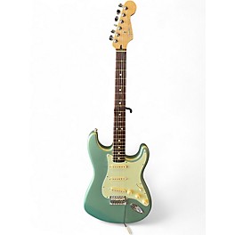 Used Fender Standard Stratocaster HSS Sage Green Metallic Solid Body Electric Guitar