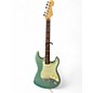 Used Fender Standard Stratocaster HSS Sage Green Metallic Solid Body Electric Guitar thumbnail
